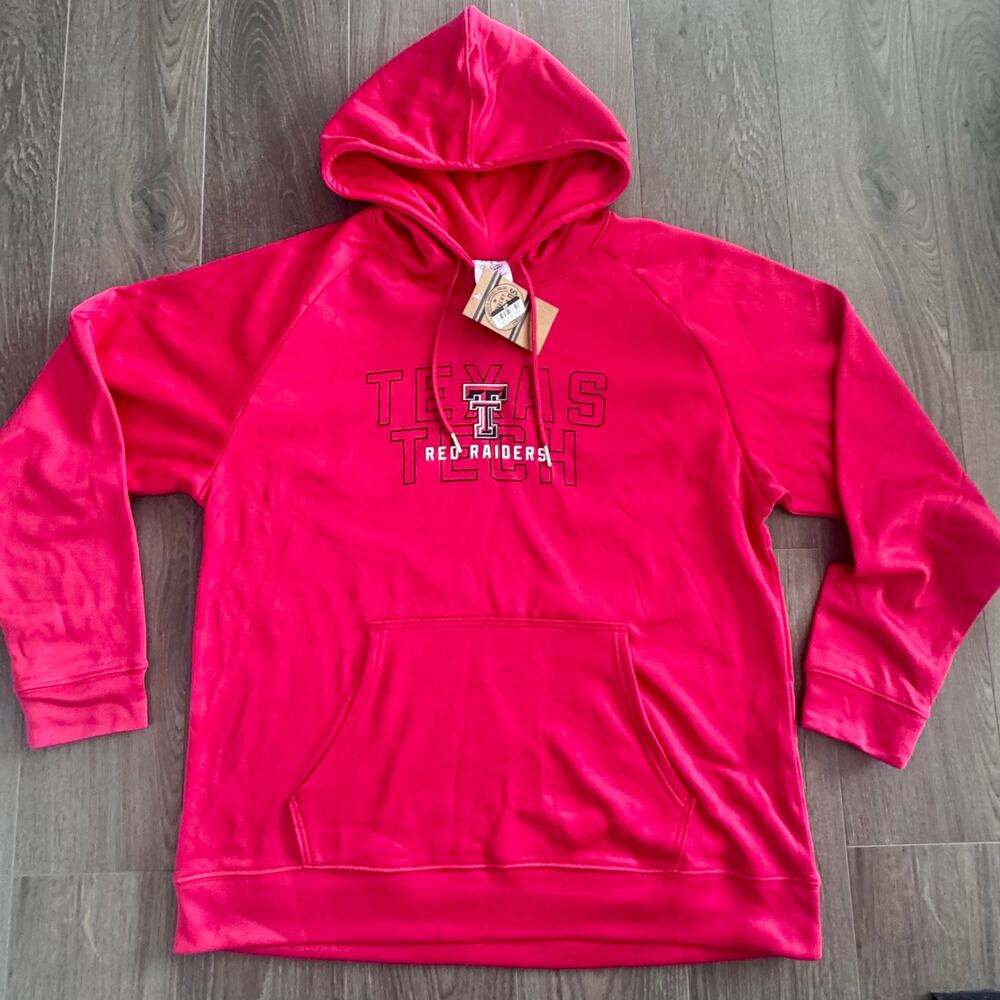 NCAA Texas Tech Red Raiders Hoodie Sweatshirt Red Large NEW Rivalry Threads